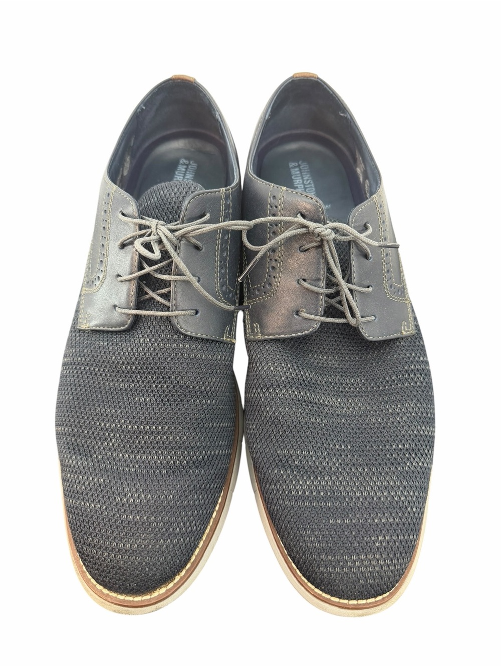 Johnston & Murphy Ralston Navy Lace-Up Oxfords